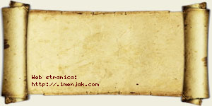 Tijana Terzija vizit kartica